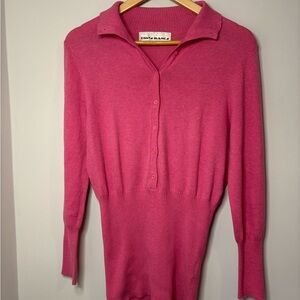 Costa Blanca Vibrant Pink Knit Top